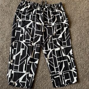 Karl Lagerfeld Black and White Patterned Garment